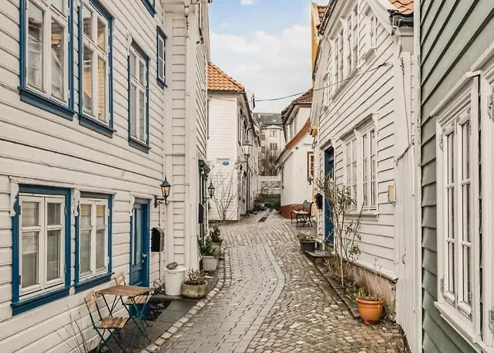 Modern 1br In Heart Of Old Town Leilighet Bergen